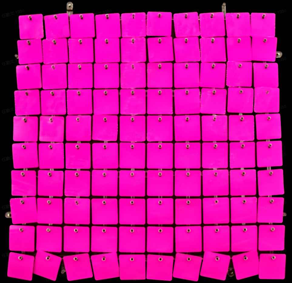 Mocsicka Square Barbie Powder Shimmer Wall Panels Easy Setup-Mocsicka Party