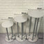 Flash Sale Mocsicka Aluminum allo 3 pcs Colapsible Cylinders Pillar Stand Rack For Theme Party Decoration-Mocsicka Party