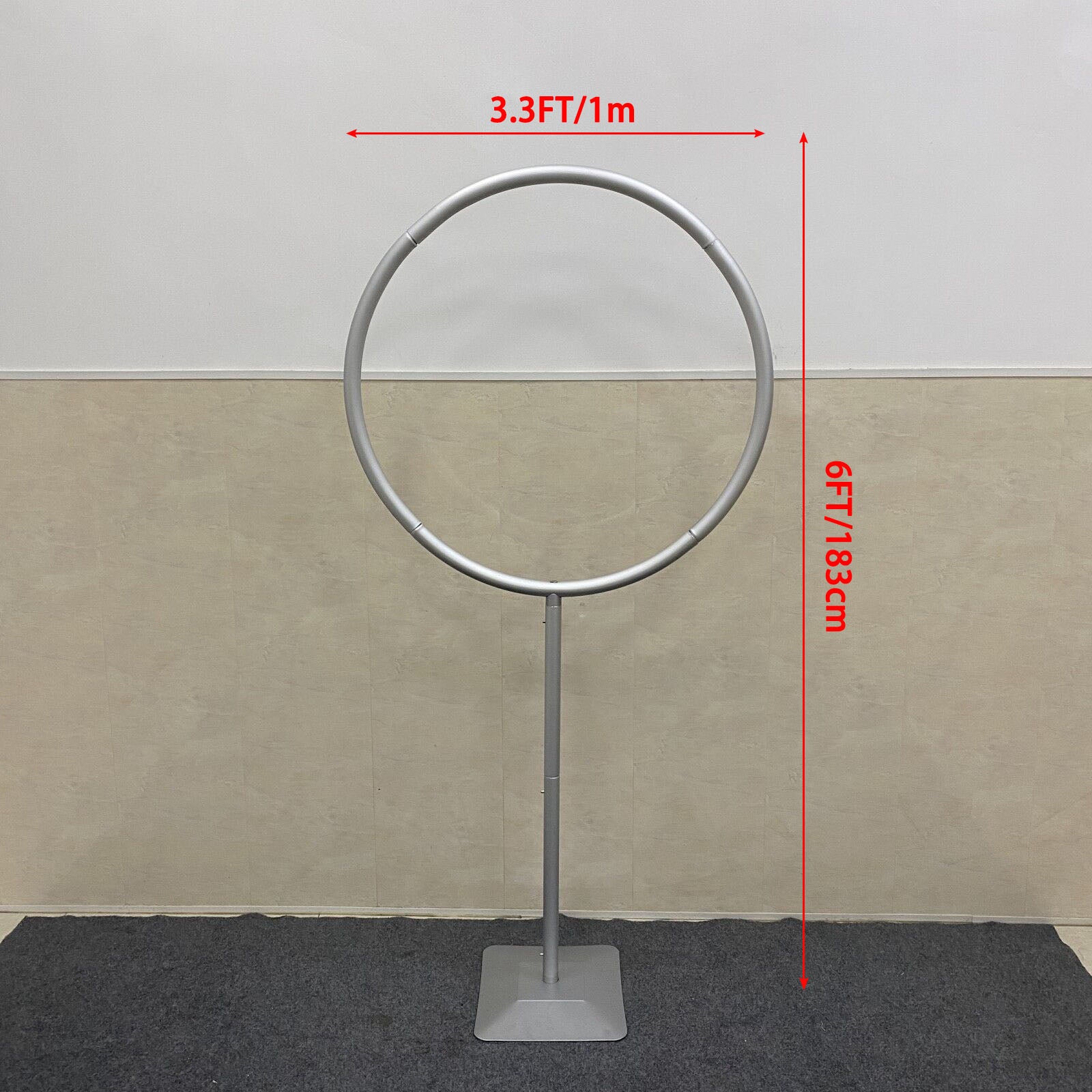Flas Sale Mocsicka Aluminum Alloy Hoop Balloon Circle Loop Stand for Party Decoration-Mocsicka Party