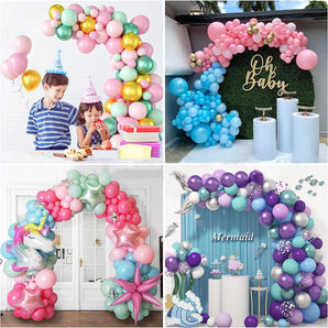 Mocsicka 8ft Free Bend Party Decoration Balloon Arch Stand Set