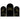 Mocsicka Black and Gold Happy Birthday Party Double-printed Chiara Cover Backdrop-Mocsicka Party