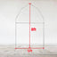 Mocsicka House Shape aluminum alloy Stand and Double-printed Cover Backdrop for Party Decoration-Mocsicka Party