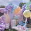Flash Sale Mocsicka Aluminum Alloy Arch Stand and Double-printed Cover Backdrop for Party Decoration