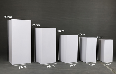 Flash Sale Mocsicka 5Pcs Metal Square Post Stand Party Decoration