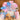 Mocsicka Cute Baby Bear Boy or Girl Gender Reveal Party Round Cover Backdrop