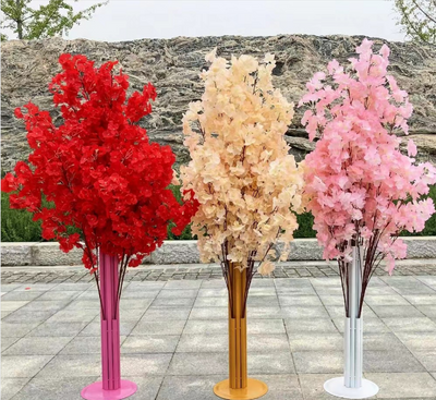 Flash Sale Mocsicka 4Pcs Metal Tubular Flower Arrangement Decoration Stand for Birthday/Wedding Party