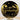 Mocsicka Black and Gold Congratulations Graduates Round Backdrop Cover for Graduation Party