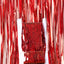 Mocsicka 2 Pieces Glitter Foil Fringe Curtains Party Decorations Metallic Tinsel Curtain