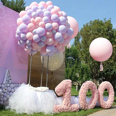 Mocsicka 12 inch Macaron Color Balloons Wedding Party Decoration Balloons-Mocsicka Party