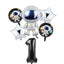 Mocsicka party Astronaut Digit Helium Foil Birthday Party Balloons