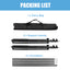 Mocsicka Aluminum Backdrop Stand for Party Adjustable Background stand Photography Equipment