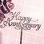 Mocsicka 10 Pics Happy Anniversary Cake Topper Cake Decoration Supplies-Mocsicka Party