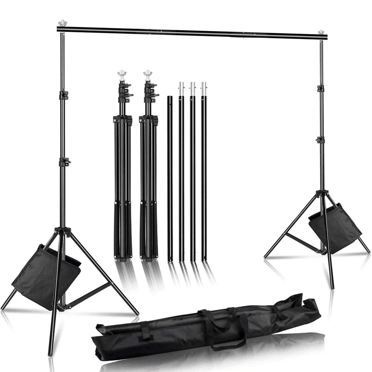 Mocsicka Aluminum Backdrop Stand for Party Adjustable Background stand Photography Equipment-Mocsicka Party