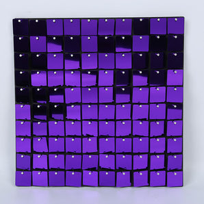 Mocsicka Purple Shimmer Wall Panels Easy Setup-Mocsicka Party
