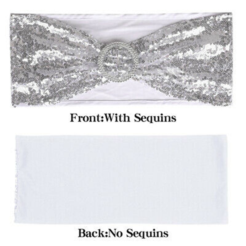 Mocsicka Party Spandex Chair Sashes Bows 15¡Á35cm-Mocsicka Party
