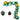 Mocsicka Balloon jungle green Balloons Set Party Decoration