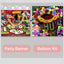 Mocsicka Back to 80s Party Backdrop Retro Radio Photo Banners and Balloon Kit-Mocsicka Party