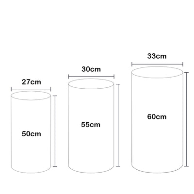 Mocsicka Customize 3pcs/set Cotton Cylinder Cover-Mocsicka Party