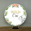 Mocsicka Plam Leaves Wild One Elephant Round Cover
