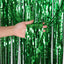 Mocsicka 2 Pieces Foil Solid Color Curtains Party Decorations Metallic Tinsel Curtain
