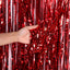 Mocsicka 2 Pieces Foil Solid Color Curtains Party Decorations Metallic Tinsel Curtain