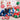 Mocsicka 200Pcs Christmas Balloon Garland Arch Candy Windmill Confetti Balloon Decoration