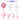 Mocsicka Balloon Arch Pink Balloons Set Party Decoration