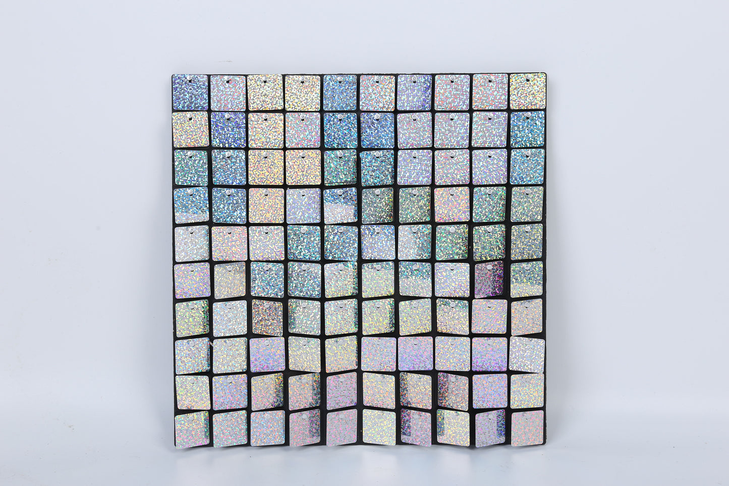 Mocsicka Square Glitter Shimmer Wall Panels Easy Setup