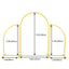 Flash sale Mocsicka Custom Solid Color Arch Metal Stand and Double-printed Cover Backdrop