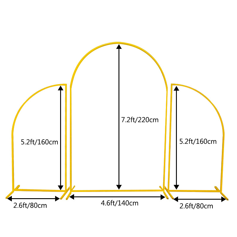 Flash sale Mocsicka Custom Solid Color Arch Metal Stand and Double-printed Cover Backdrop