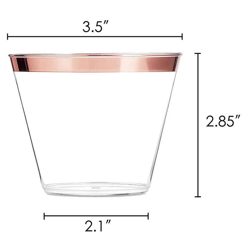 Mocsicka Party 10pcs rose gold cup Tableware