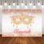 Mocsicka Gold Diamond Mask Photo Prop Masquerade Sparkle Lady Party Backdrops-Mocsicka Party