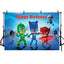 Mocsicka PJ Mask Theme Happy Birthday Party Backdrop