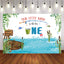 Mocsicka Go Fishing Baby Shower Backdrop Personalized Birthday Backdrops