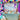 Mocsicka Little Purple Mermaid Backdrops Happy Birthday Party Backdrop-Mocsicka Party