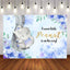 Mocsicka A Sweet Little Peanut is on His Way Backdrop Little Elephant Baby Shower Party Props-Mocsicka Party