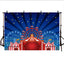 Mocsicka Circus Fun Fair Birthday Party Backdrop Ferris Wheel Little Stars Background