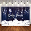 Mocsicka Starry Sky Glowing Stars and Moon Baby Shower Party Decoration Props-Mocsicka Party