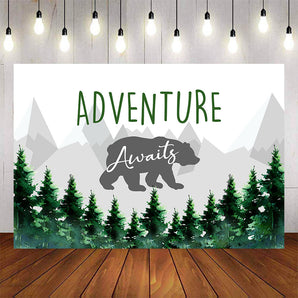 Mocsicka Adventure Awaits Little Bear and Forest Baby Shower Decor Props-Mocsicka Party