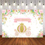 Mocsicka Golden Pumpkin Carriage Happy Birthday Background-Mocsicka Party