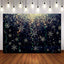Mocsicka Winter Night Snowflakes and Aperture Photo Backdrop-Mocsicka Party