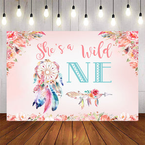 Mocsicka She's Wild One Dreamcatcher 1st Birthday Party Supplies-Mocsicka Party