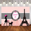 Mocsicka Sweet 16th Birthday Party Decor Eiffel Tower Girl Sixteen Birthday Backdrops-Mocsicka Party