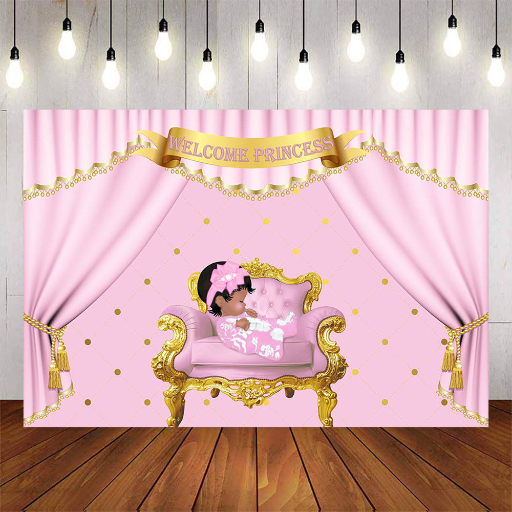 Mocsicka Welcome Princess Baby Shower Party Decoration Props-Mocsicka Party