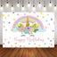 Mocsicka Rainbow Unicorn Happy Birthday Party Decor Props-Mocsicka Party