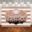 Mocsicka Stripes and Pink Dots Congrats Grad Party Backdrops-Mocsicka Party
