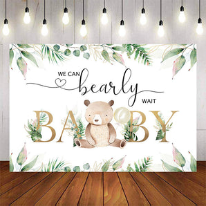 Mocsicka We Can Bearly Wait Baby Shower Party Decor Props-Mocsicka Party