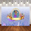 Mocsicka Little Mermaid Princess Baby Shower Backdrop Custom Newborn Party Props-Mocsicka Party