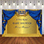 Mocsicka It's A Very Royal Baby Shower Backdrop It's A Princess Golden Crown Backdrops-Mocsicka Party