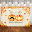 Mocsicka Pumpkin Theme He or She Baby Shower Party Banners-Mocsicka Party